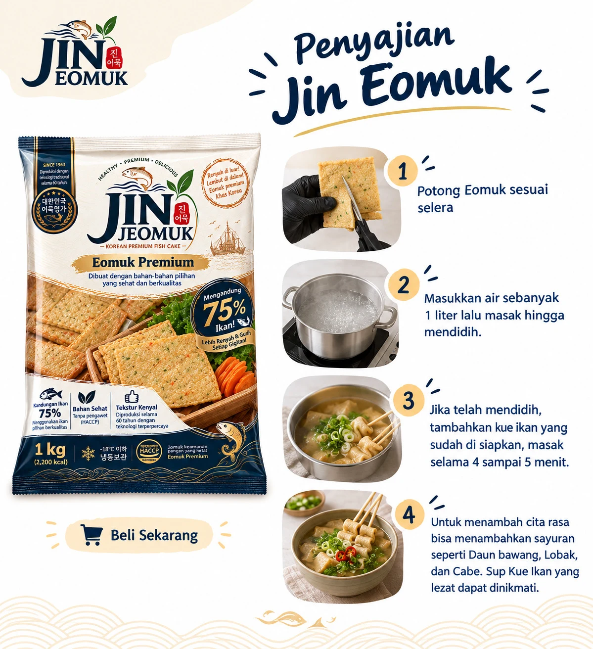 Panduan Penyajian Sup Jin Eomuk